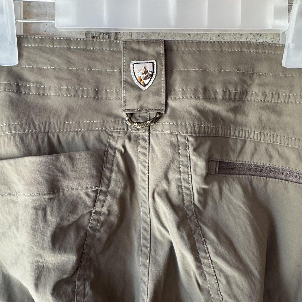 Kuhl Pants Mens 32x28 Gray Stretch Hiking Zip Pocket Lined Nylon Outdoor Travel - Picture 4 of 8
